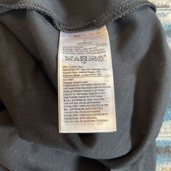 Banana Republic strapless little black dress size 2 - Picture 8 of 9